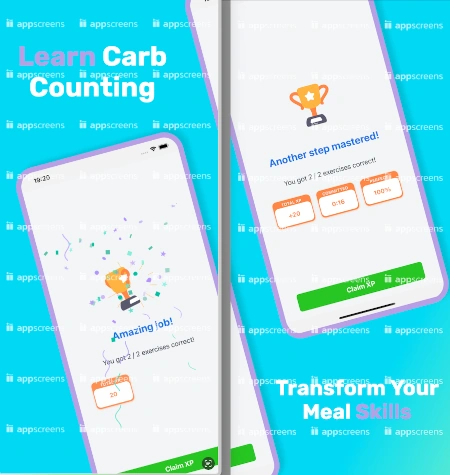Colourful Appscreens app previews with watermarks